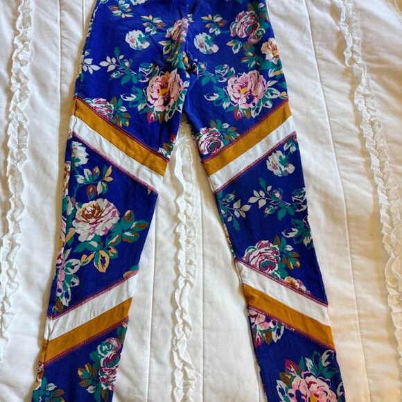 Matilda Jane Clothing Girls Size 12 EUC Four Square Leggings - Picture 3 of 3